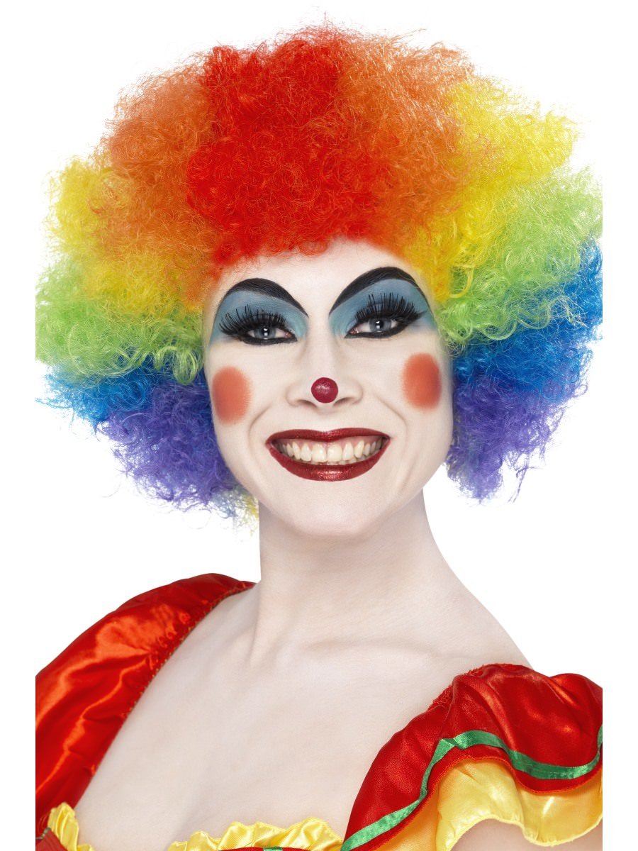 Rainbow Crazy Clown Wig Smiffys .au Smiffys Australia