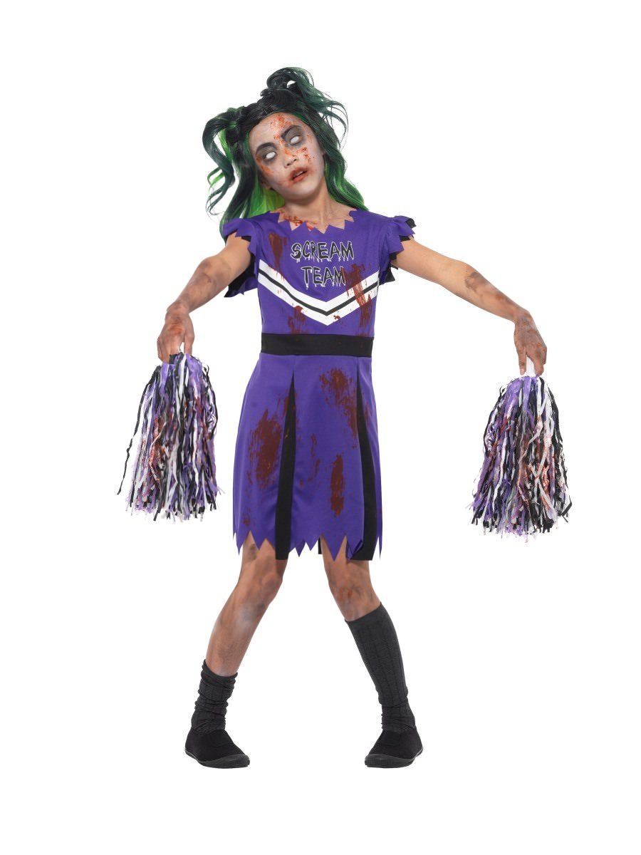 Zombie Cheerleader Costume, Red   – Smiffys Australia