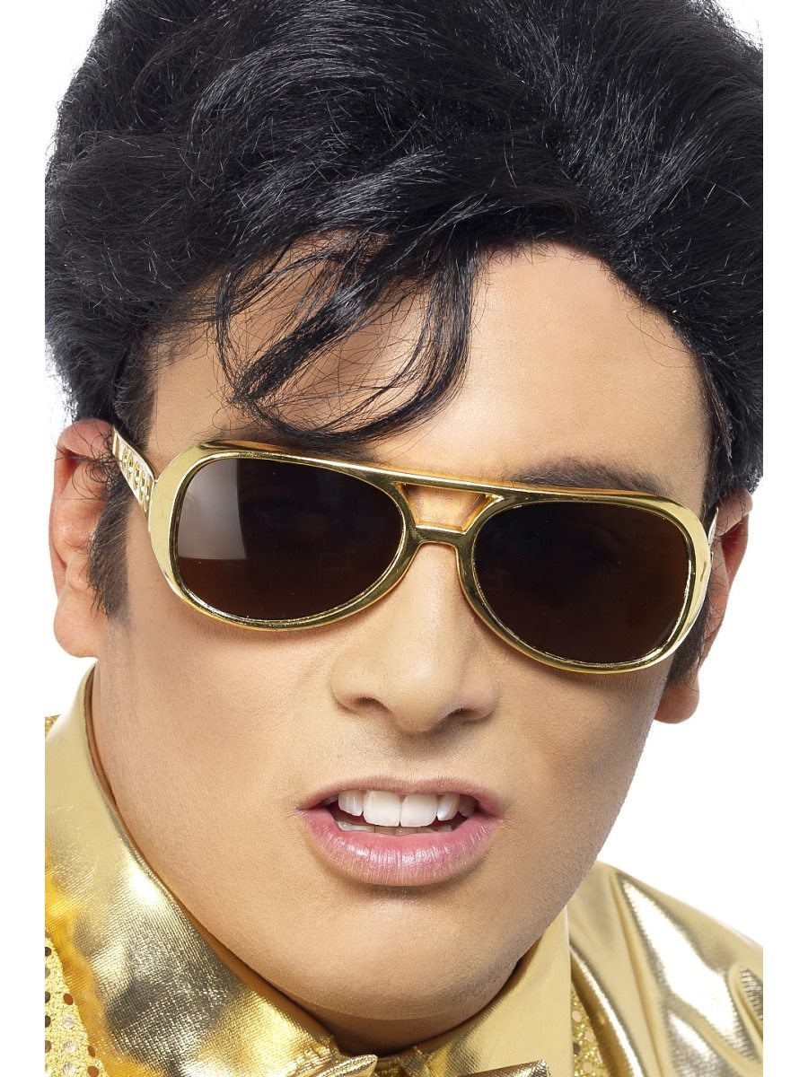 Gold store elvis sunglasses