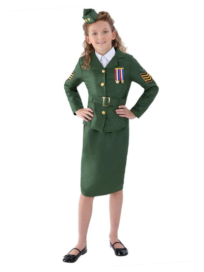 WW2 Army Girl Costume, Childs