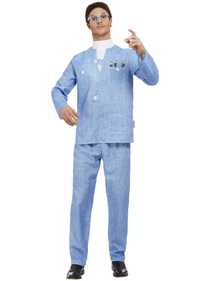 Thunderbirds Brains Costume, Blue