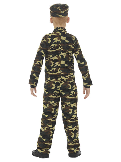 Camouflage Military Boy Costume