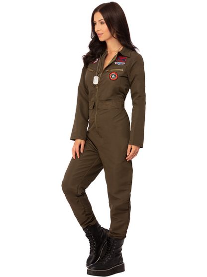 Top Gun Ladies Costume, Khaki