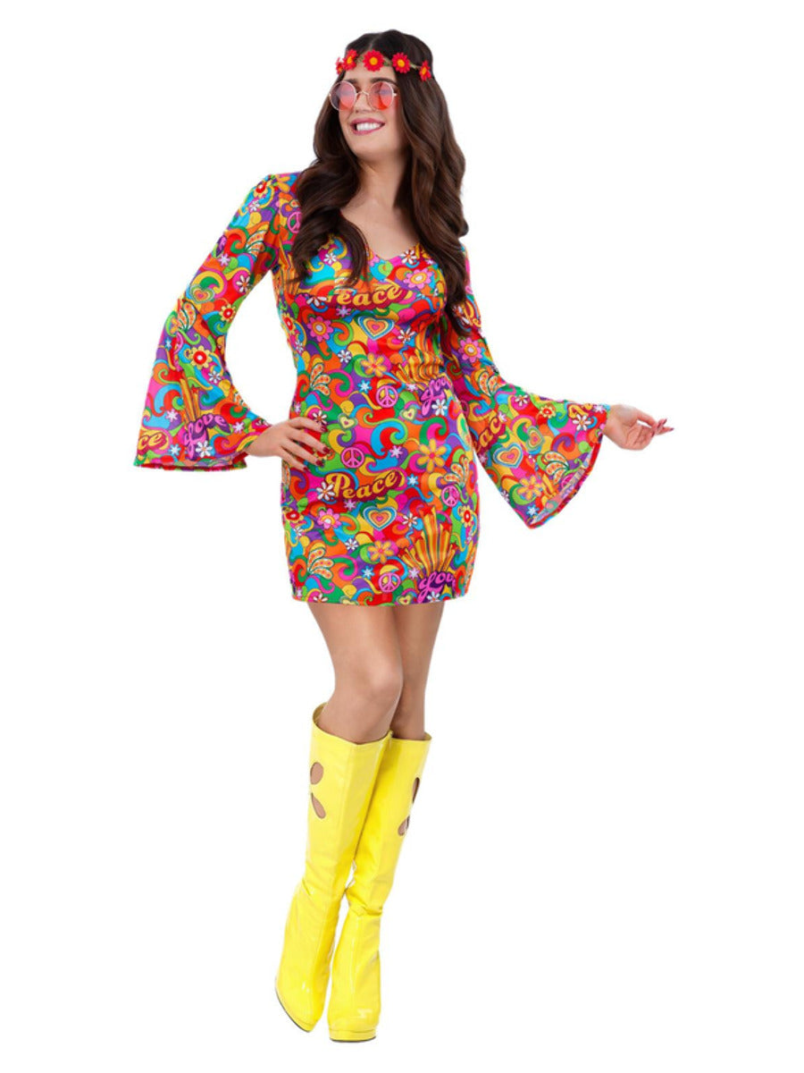 60s Rainbow Peace Hippie Costume