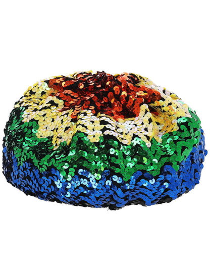 Sequin Beret, Rainbow