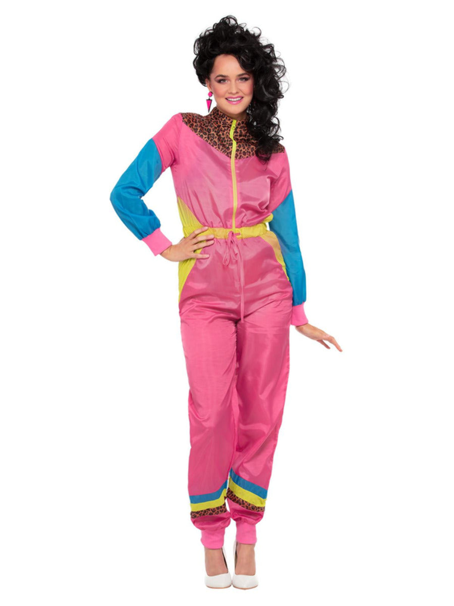 80s Colour Block Ski Shell Suit Costume Alternative 1