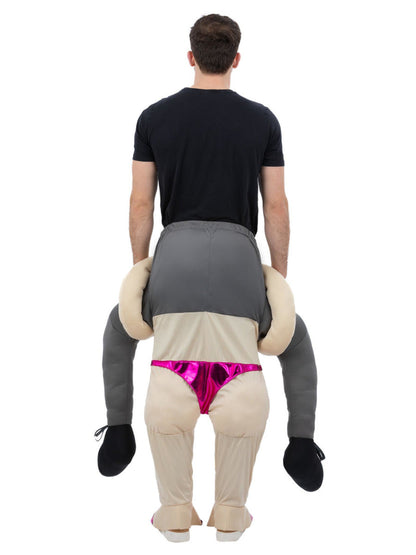 Piggyback Stripper Costume Back