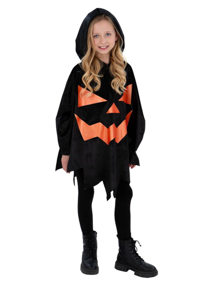 Pumpkin Poncho Kids Unisex Alternative 1