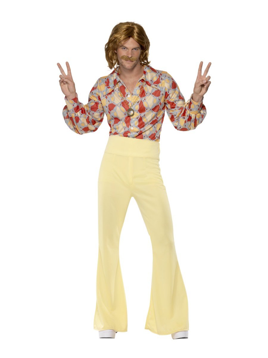 1960s 1970s Flares Disco Flared Trousers Hippie Fancy Dress