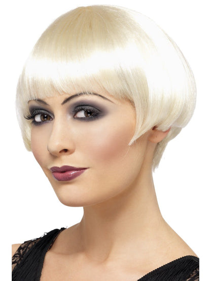 20s Flapper Bob Wig, Short, Blonde Alternative View 1.jpg