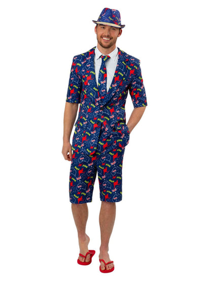 Stand Out Suit Australia Flag G'Day Mens