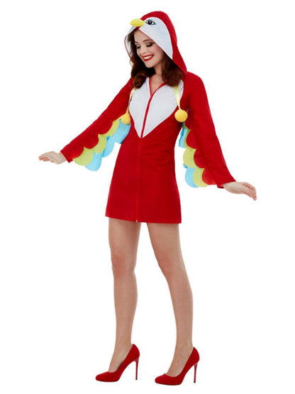 Parrot Hooded Dress