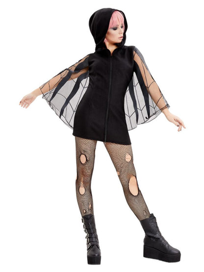 Spider Hooded Fleece Dress