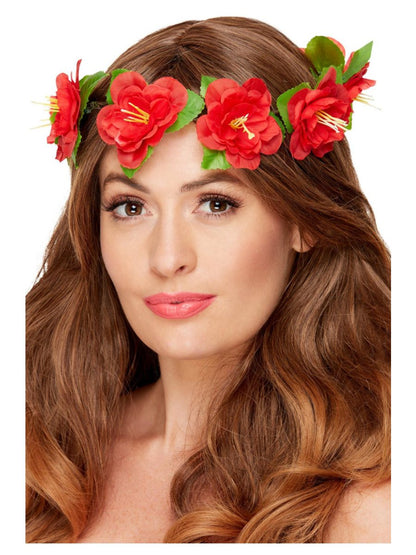 Hawaiian Flower Crown, Red