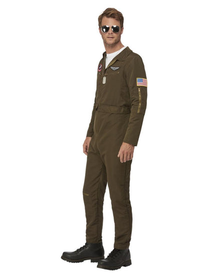 Top Gun Maverick Men's Aviator Costume, Green