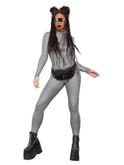 Fever Miss Whiplash Disco Holographic Costume