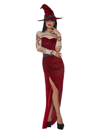 Satanic Witch Costume, Red