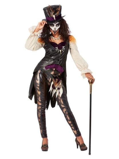 Deluxe Voodoo Witch Doctor Costume, Black