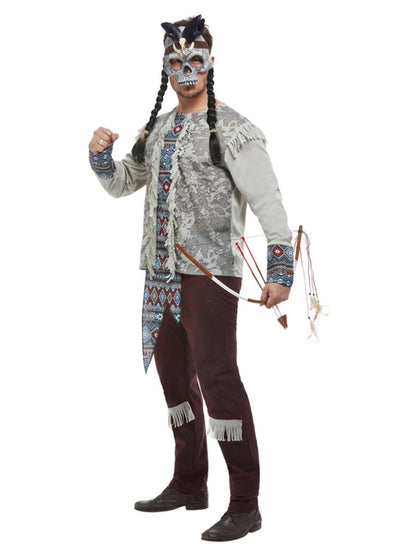 Dark Spirit Warrior Costume, Grey