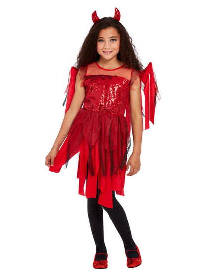 Girls Punk Devil Costume