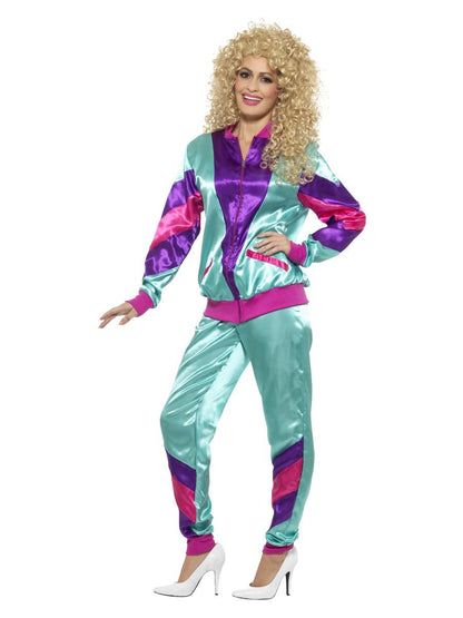 80s Height of Fashion Shell Suit Costume, Purple Alternative View 1.jpg