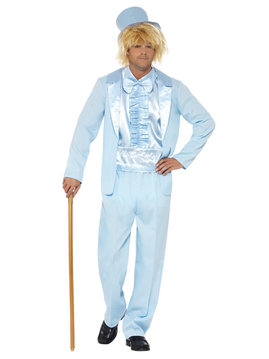 90s Stupid Tuxedo Costume, Blue