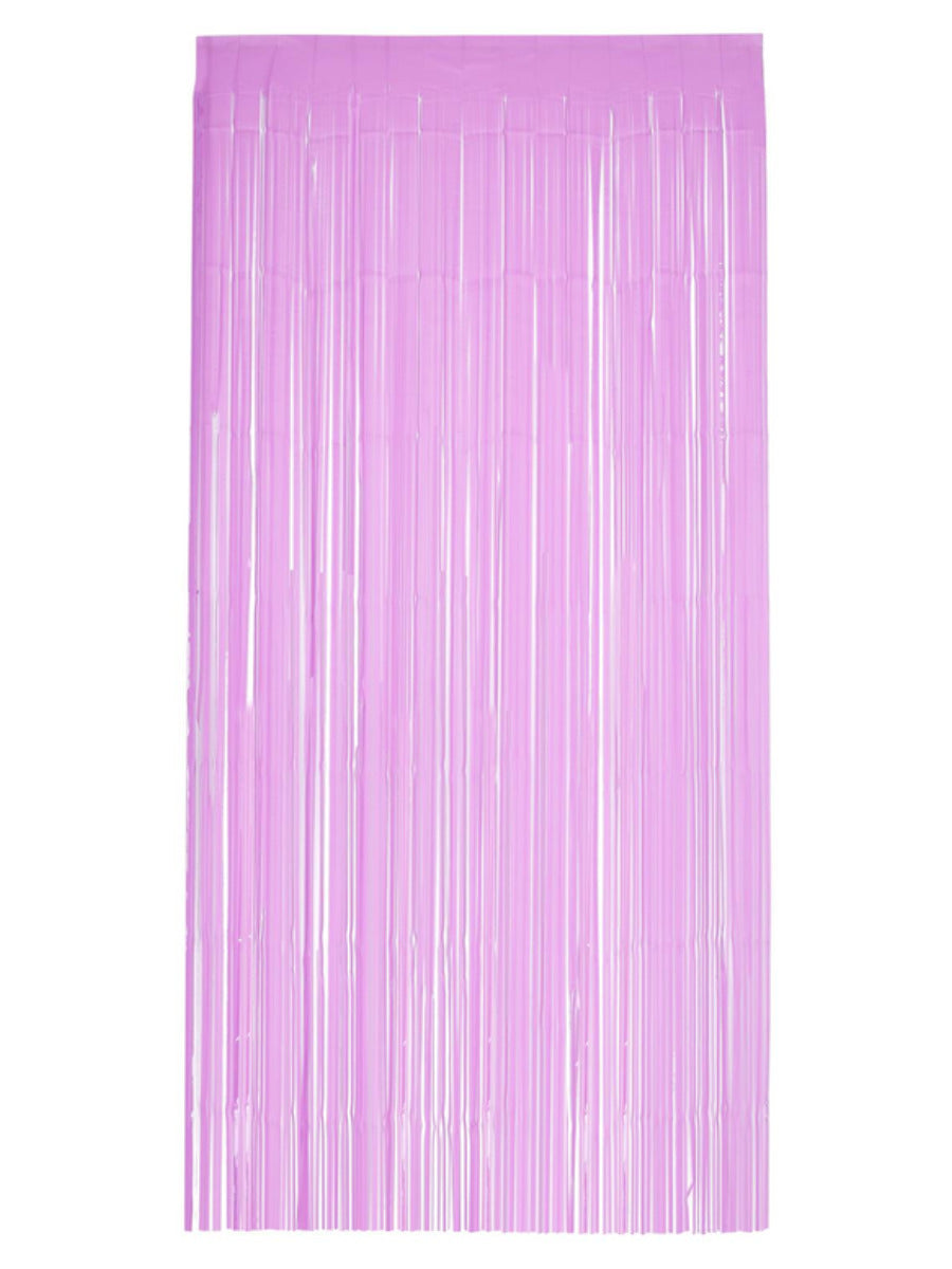 Matt Fringe Curtain Backdrop, Baby Pink