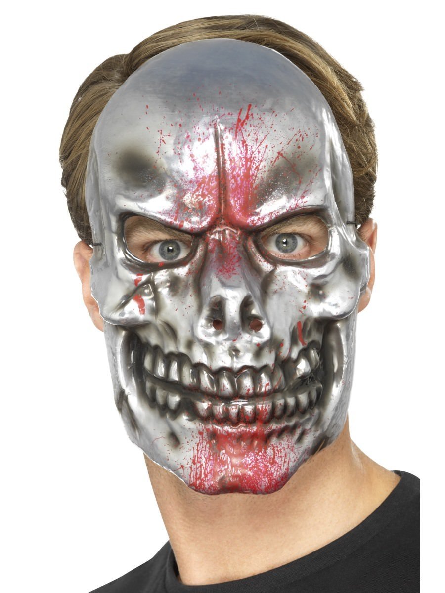 Blood Splatter Skull Mask | Smiffys.com.au – Smiffys Australia