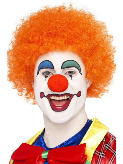 Crazy Clown Wig, Orange Alternative View 2.jpg