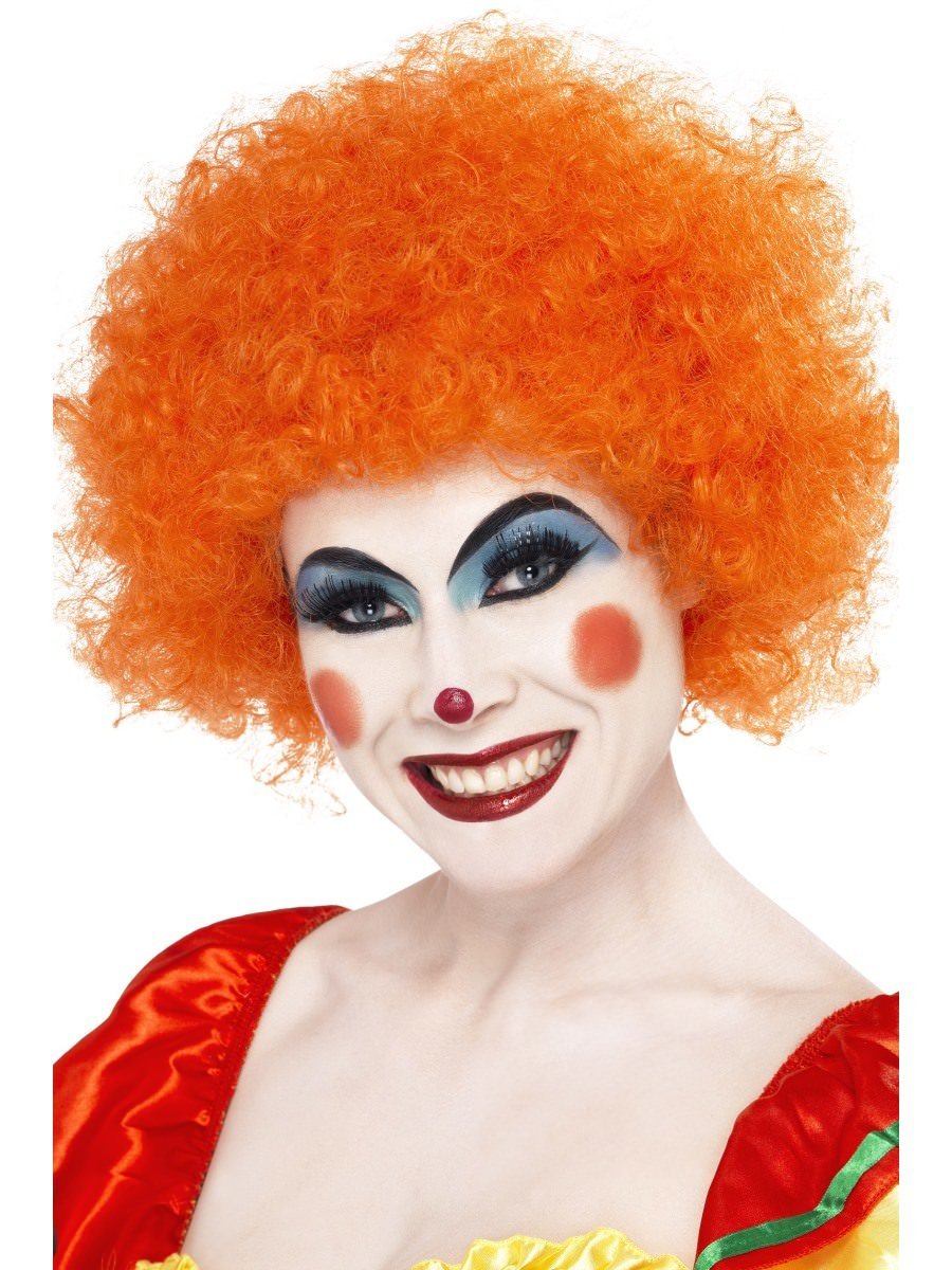 Crazy Clown Wig, Orange