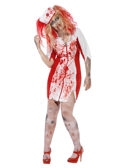 Curves Zombie Nurse Costume Alt 1