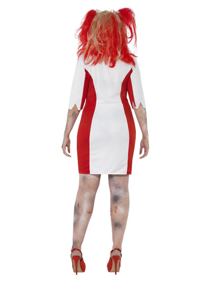 Curves Zombie Nurse Costume Back