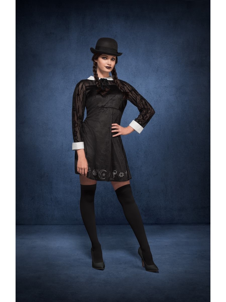 Fever Deluxe Gothic School Girl Costume Alternative View 2.jpg