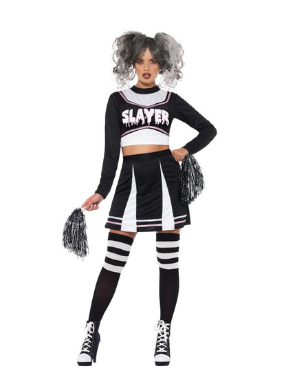 Fever Gothic Cheerleader Costume Alternative View 3.jpg