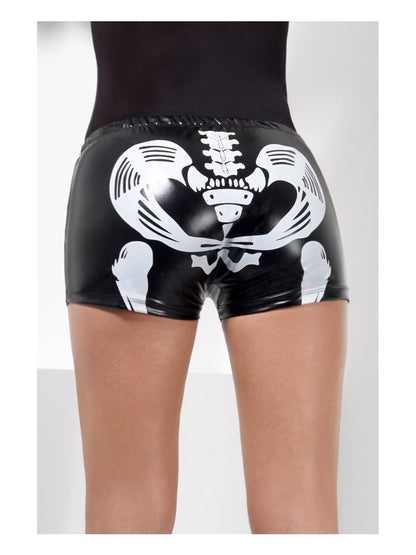 Fever Miss Skeleton Whiplash Hotpants Alternative View 1.jpg