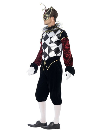 Gothic Venetian Harlequin Costume Alternative View 1.jpg