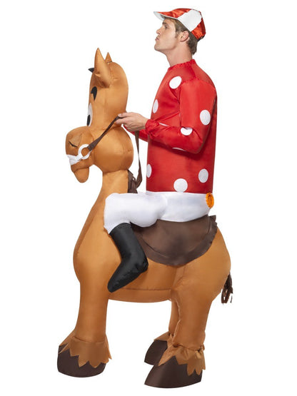 Inflatable Jockey and Horse Costume Alternative View 1.jpg