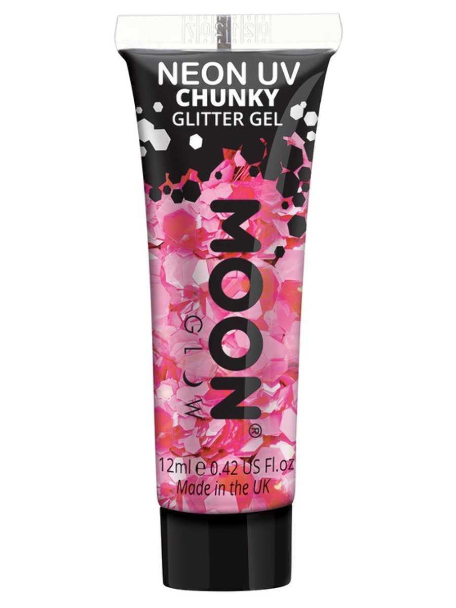 Moon Glow Neon UV Chunky Glitter Gel