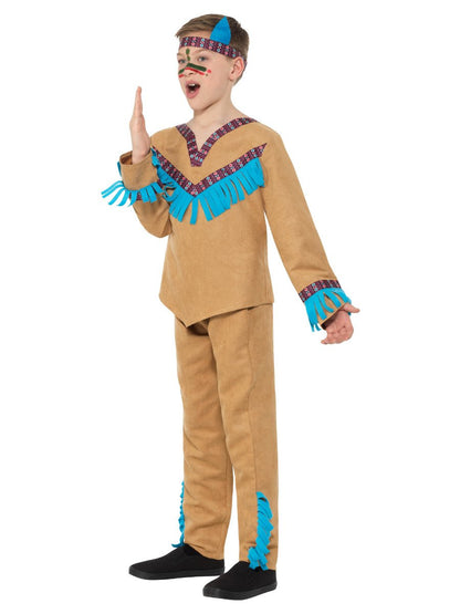 Native American Inspired Boy Costume, Brown