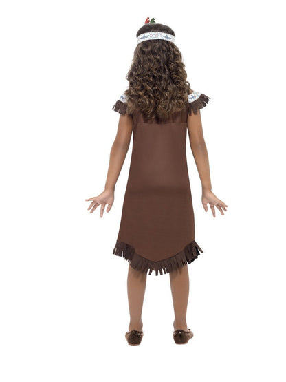 Native American Inspired Girl Costume with Feather Alternative View 2.jpg