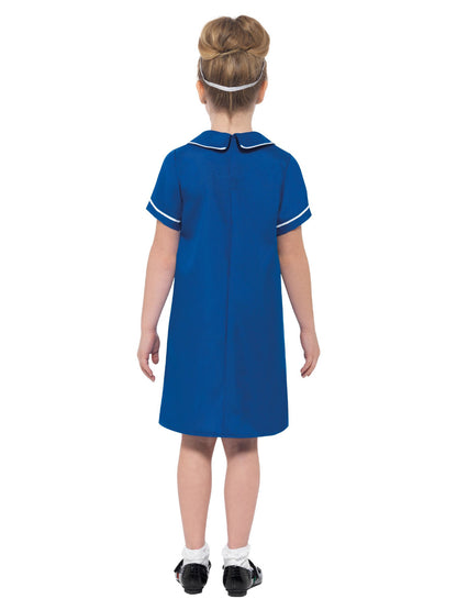 Nurse Costume Blue Back