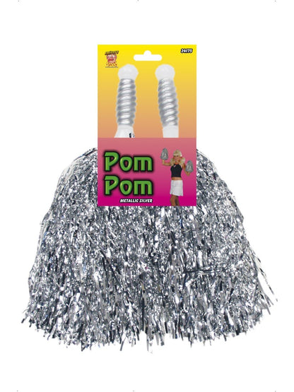 Pom Poms Metallic, Silver Alternative View 1.jpg