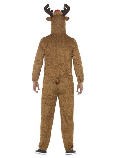 Reindeer Costume, Brown, with Hooded Jumpsuit Alternative View 2.jpg