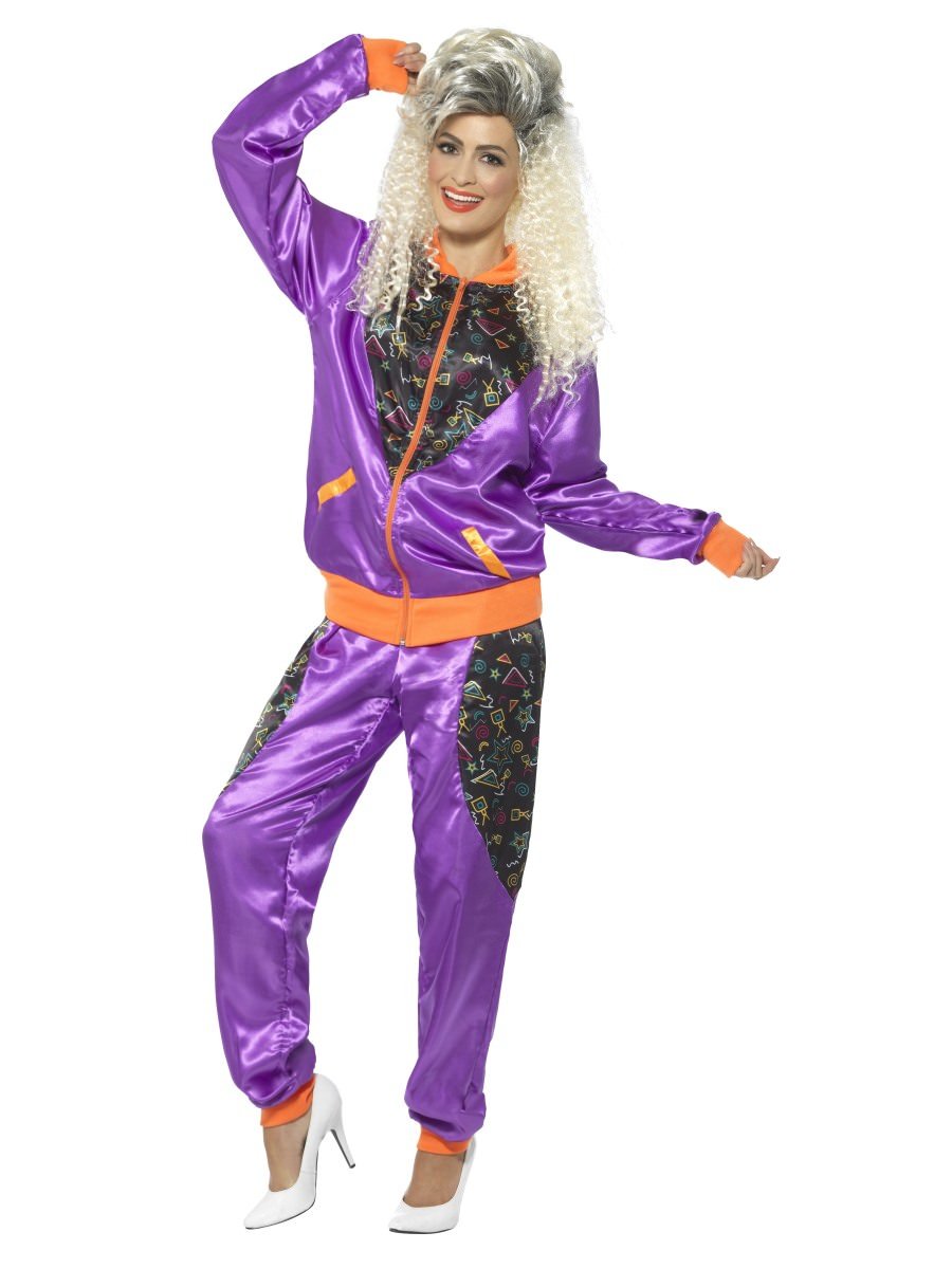 Retro Shell Suit Costume, Ladies