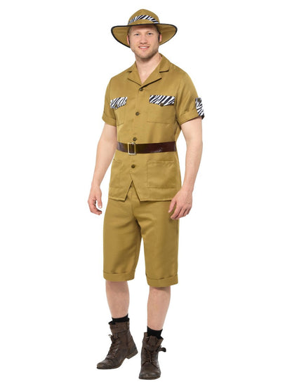 Safari Man Costume, Brown