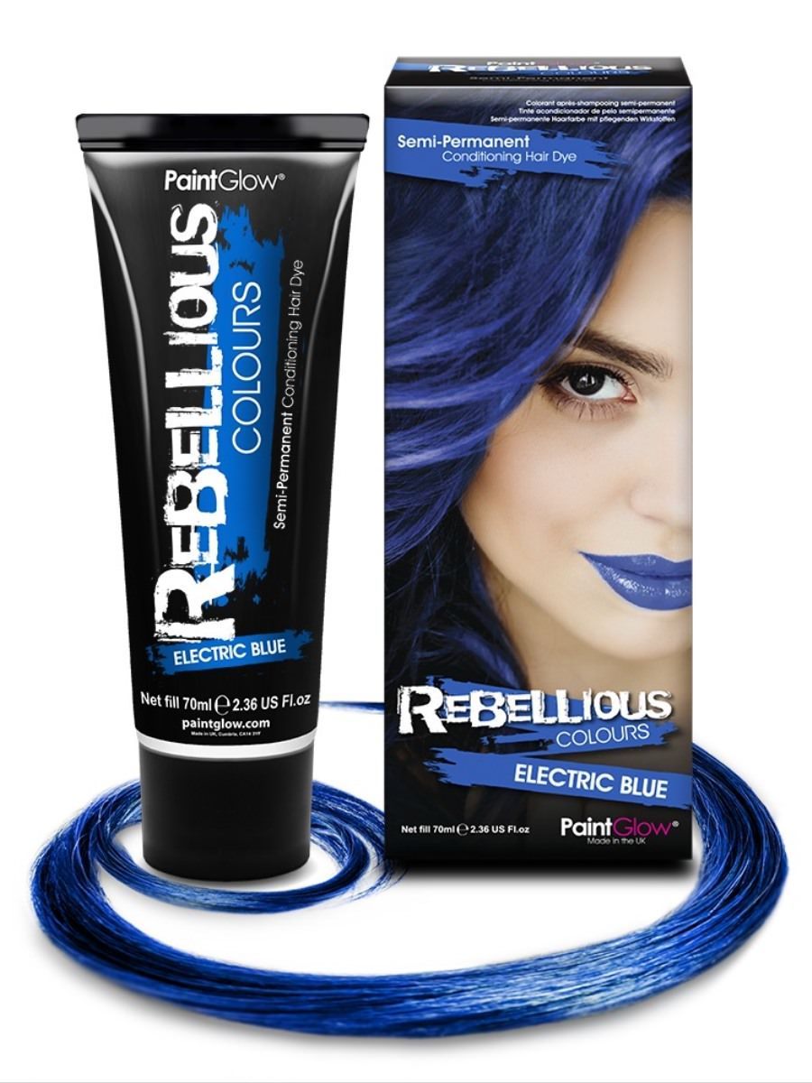 Semi-Permanent Hair Dye, Electric Blue