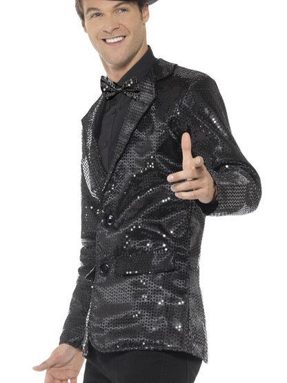 Sequin Jacket, Mens, Black Alternative View 1.jpg