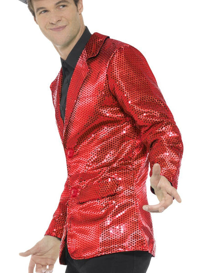 Sequin Jacket, Mens, Red Alternative View 1.jpg