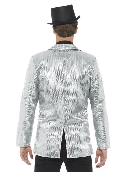 Sequin Jacket, Mens, Silver Alternative View 2.jpg