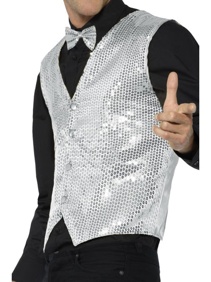 Sequin Waistcoat, Silver Alternative View 1.jpg